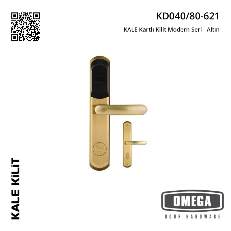 KALE Kartlı Kilit Modern Seri - Altın