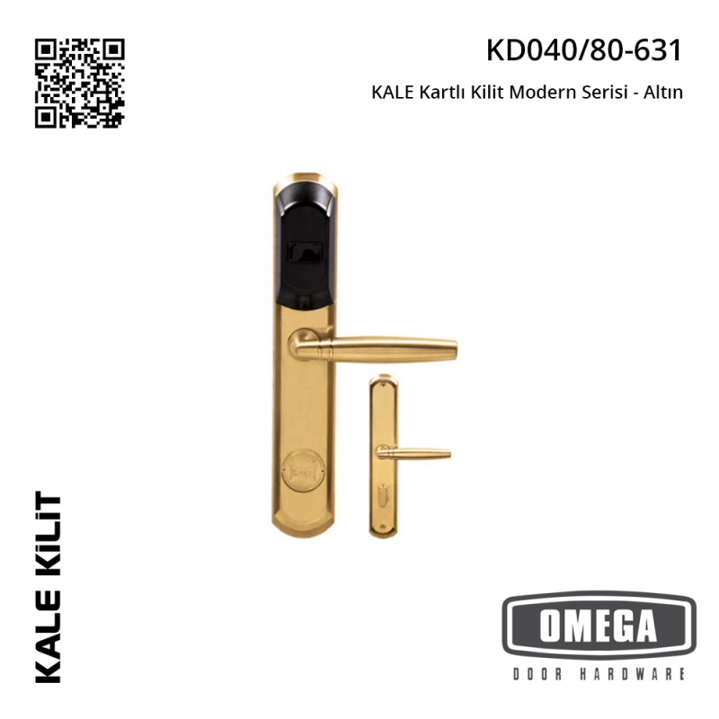 KALE Kartlı Kilit Modern Serisi - Altın
