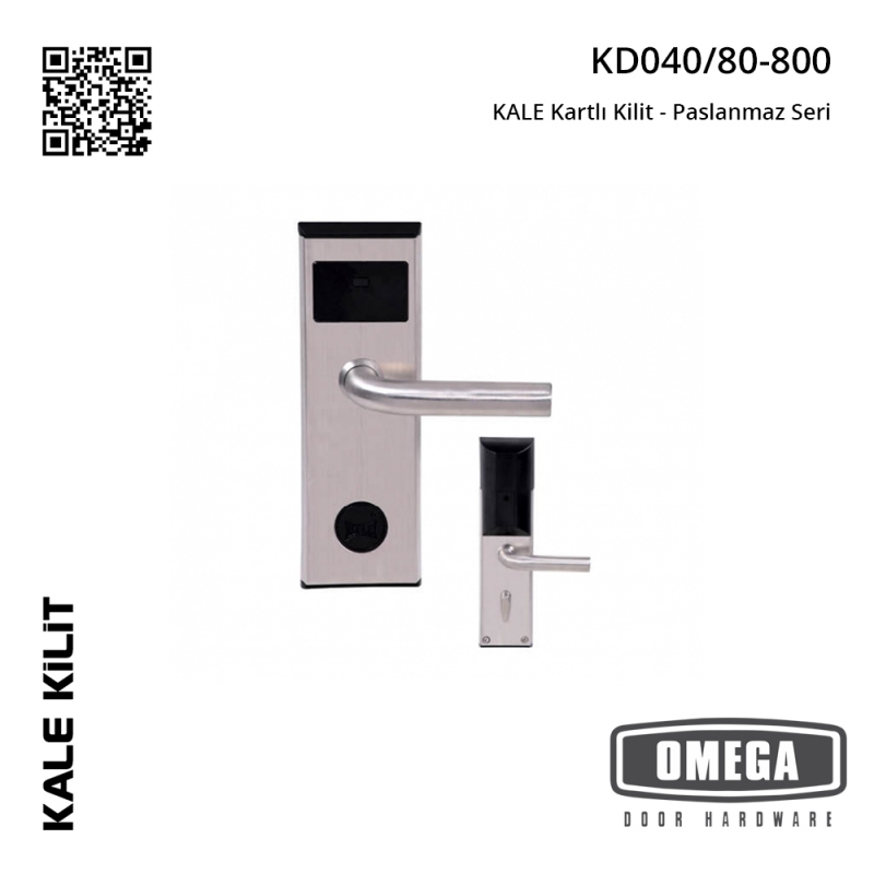 KALE Kartlı Kilit - Paslanmaz Seri