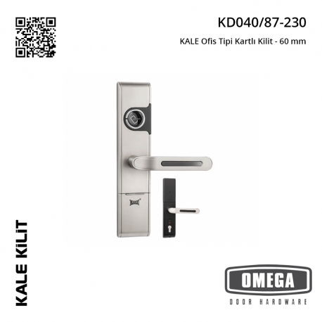 KALE Ofis Tipi Kartlı Kilit - 60 mm