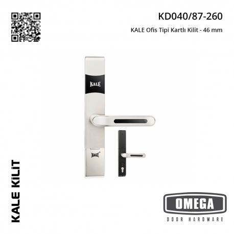 KALE Ofis Tipi Kartlı Kilit - 46 mm