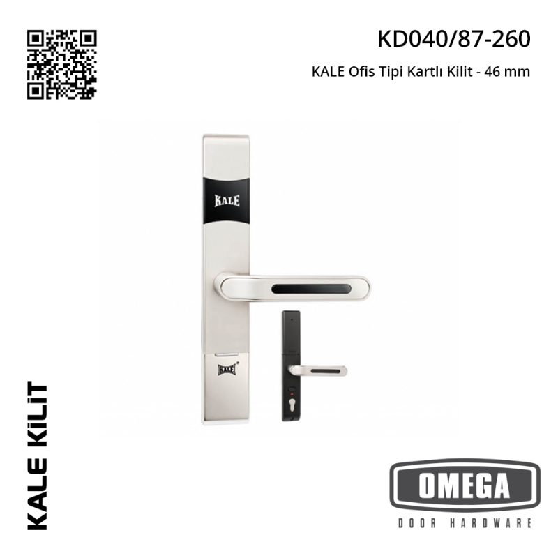 KALE Ofis Tipi Kartlı Kilit - 46 mm