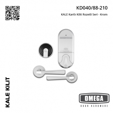 KALE Kartlı Kilit Rozetli Seri - Krom