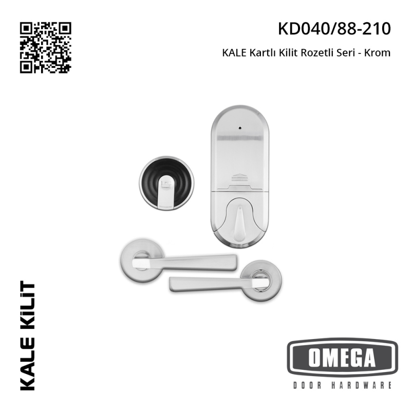 KALE Kartlı Kilit Rozetli Seri - Krom