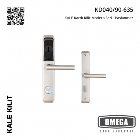 KALE Kartlı Kilit Modern Seri - Paslanmaz