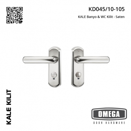 KALE KD045/10-105 Banyo & WC Kilit - Saten