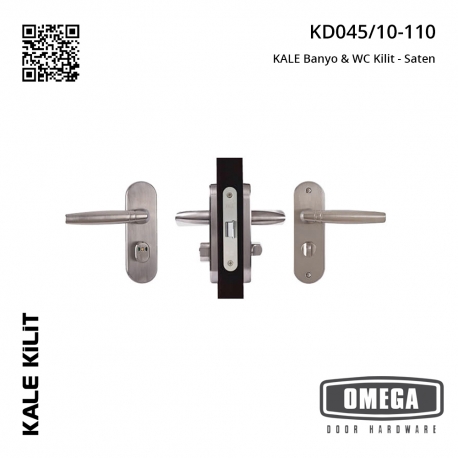 KALE KD045/10-110 Banyo & WC Kilit - Saten