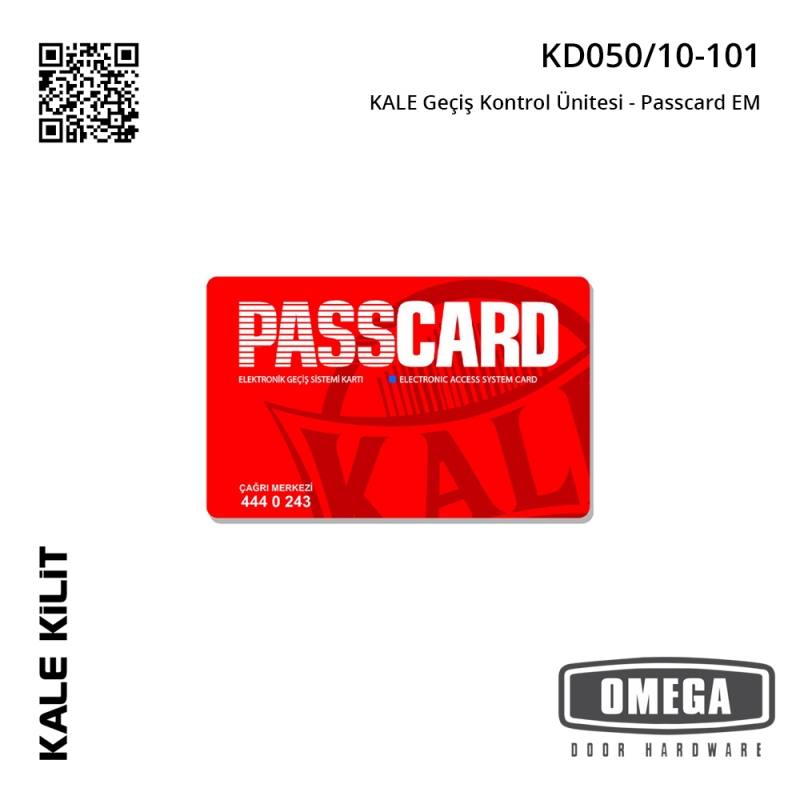 KALE Geçiş Kontrol Ünitesi - Passcard EM