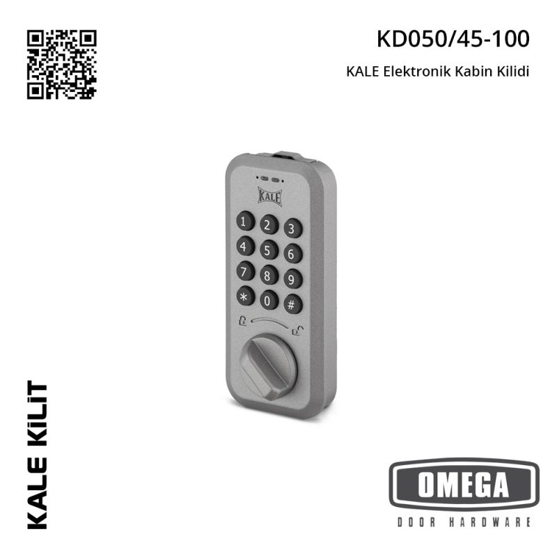 KALE KD050/45-100 Elektronik Kabin Kilidi