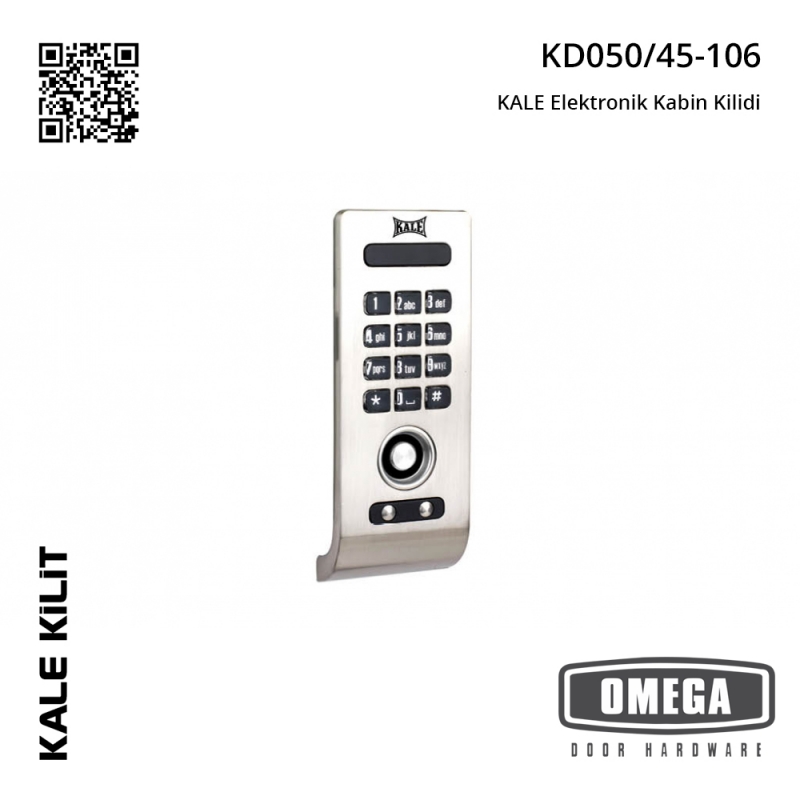 KALE KD050/45-106 Elektronik Kabin Kilidi