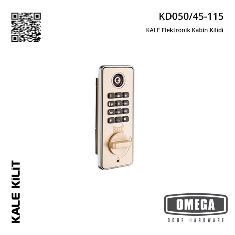 KALE KD050/45-115 Elektronik Kabin Kilidi
